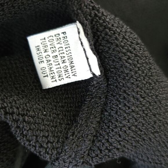 Vintage St. John Santana Knit Twinset Pailette Black Tank Cardigan Multi Sizes - Picture 13 of 16